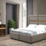 DUNHILL KING 4 PC BEDROOM SET IN BROWN