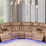 FORTUNER SECTIONAL CARAMEL