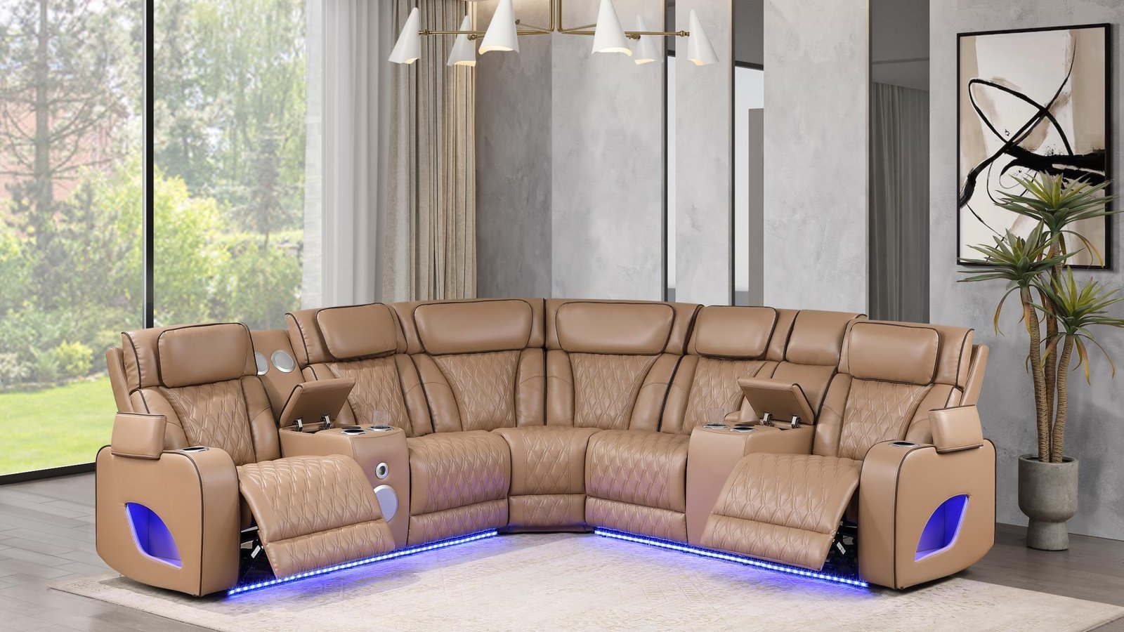 fcac_1500_975.jpg FORTUNER SECTIONAL CARAMEL - Image 1