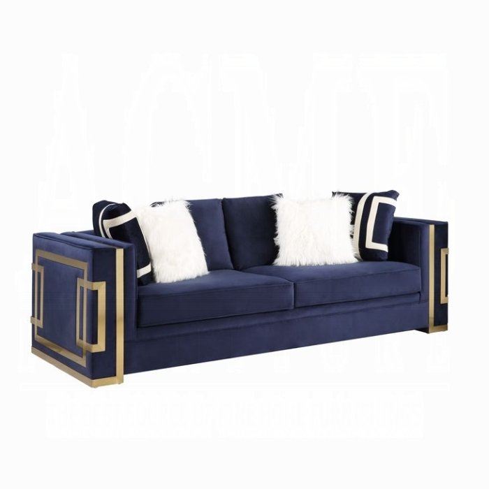 lv00293.jpg Virrux Sofa W/6 Pillows - Image 1