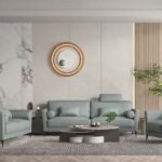 Tussio Loveseat W/5 Pillows