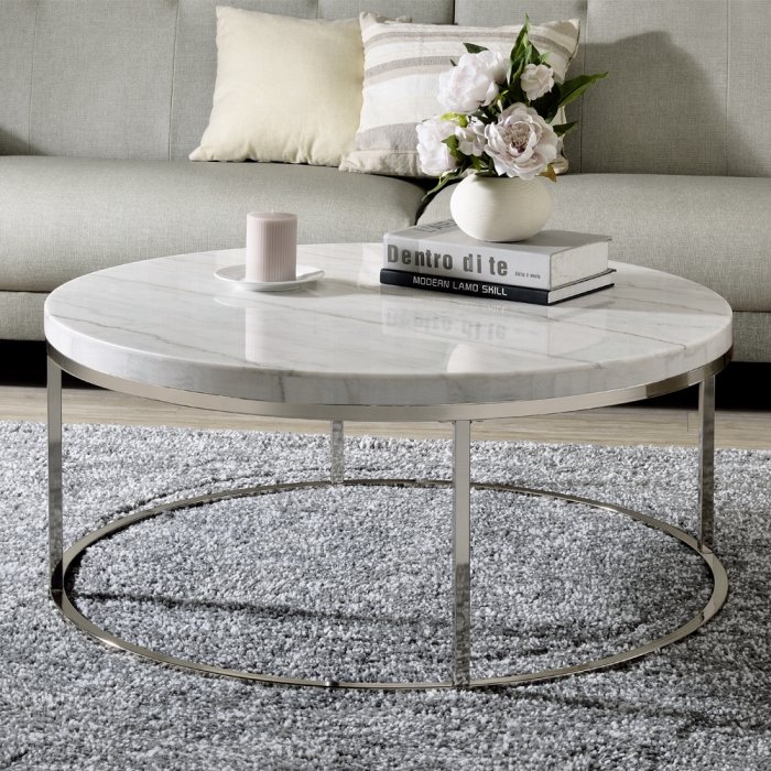 lv02795.jpg Zaidee COFFEE TABLE W/MARBLE - Image 1