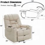 Nairi Power Recliner W/Lift & Heating & Massage - Image 2