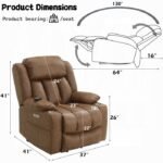 Omarion Power Recliner W/Lift & Heating & Massage - Image 2