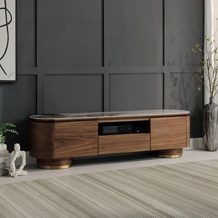 lv03158_2.jpg Willene TV Stand w/Ceramic Top - Image 1