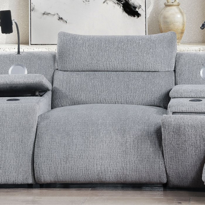 lv03312.jpg Fullar Modular Power Motion Armless Recliner - Image 1
