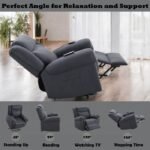 Domana Power Recliner w/Lift & Heating & Massage - Image 2