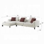 Mardi Sectional Sofa w/6 Pillows - Image 9