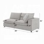Marisa Modular Right Facing Loveseat w/2 Pillows