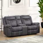 Zubaida Power Glider Motion Loveseat w/USB