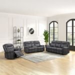 Zubaida Power Glider Motion Loveseat w/USB - Image 3