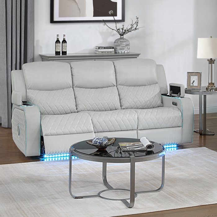lv05900_10.jpg Elonzo Power Motion Sofa w/LED, Power Headrest & Speaker - Image 1