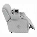 Elonzo Power Motion Loveseat w/Console, LED, Power Headrest & Speaker - Image 4