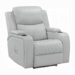 Elonzo Power Motion Recliner w w/LED, Power Headrest & Speaker - Image 2