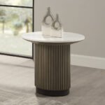 Clayten End Table w/Engineered Top