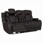 Wendell Power Motion Loveseat w/Console, Wireless Charger, Storage, USB & LED - Image 3