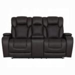 Wendell Power Motion Loveseat w/Console, Wireless Charger, Storage, USB & LED - Image 4