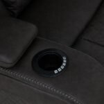 Wendell Power Motion Loveseat w/Console, Wireless Charger, Storage, USB & LED - Image 7