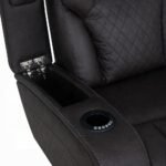 Wendell Power Motion Loveseat w/Console, Wireless Charger, Storage, USB & LED - Image 8