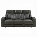 Taddeo Power Motion Sofa w/Power Headrest, USB, Wireless Charger, LED & Reading Light - Image 3