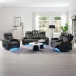 Taddeo Power Motion Sofa w/Power Headrest, USB, Wireless Charger, LED & Reading Light - Image 2