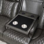Taddeo Power Motion Sofa w/Power Headrest, USB, Wireless Charger, LED & Reading Light - Image 8