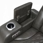 Taddeo Power Motion Sofa w/Power Headrest, USB, Wireless Charger, LED & Reading Light - Image 9
