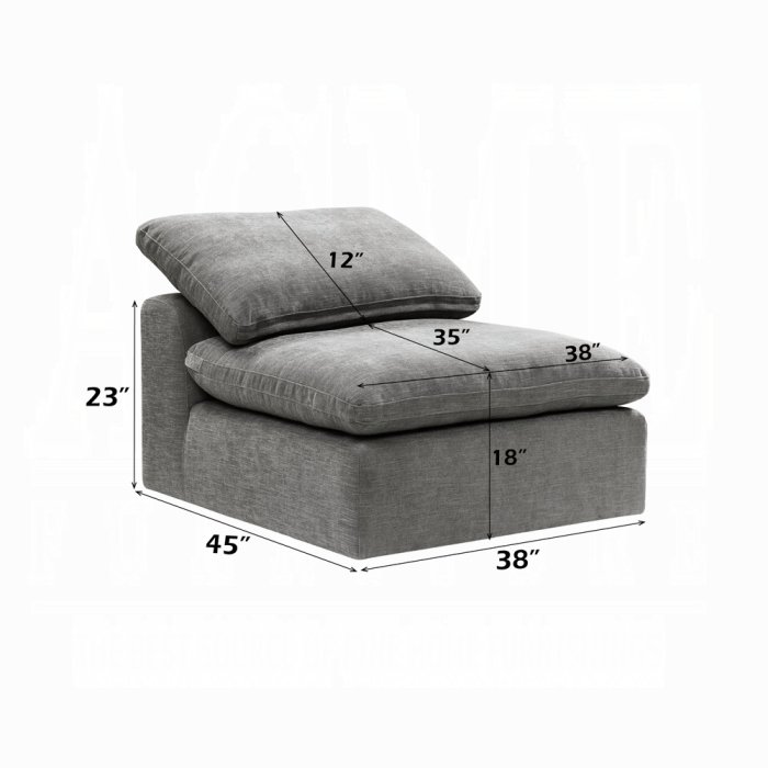lv55140_dim.jpg Naveen Modular - Armless Chair - Image 1