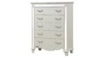 MILAN QUEEN 4 PC BEDROOM SET IN MILKY WHITE - Image 6